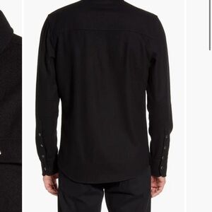 Karl Lagerfeld Men's Black Button Down Shirt